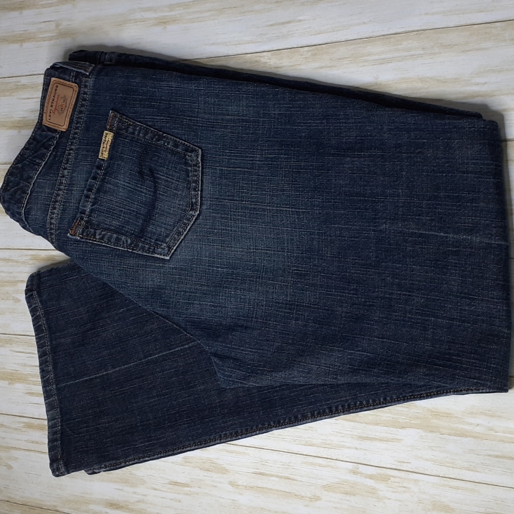 Signature by Levi Strauss Low Rise Bootcut Blue Jeans Misses 12 Medium